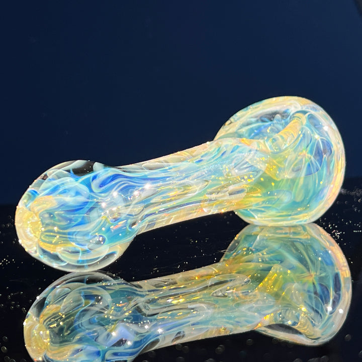 Large Ghost Flame Pipe Glass Pipe Tiny Mike   