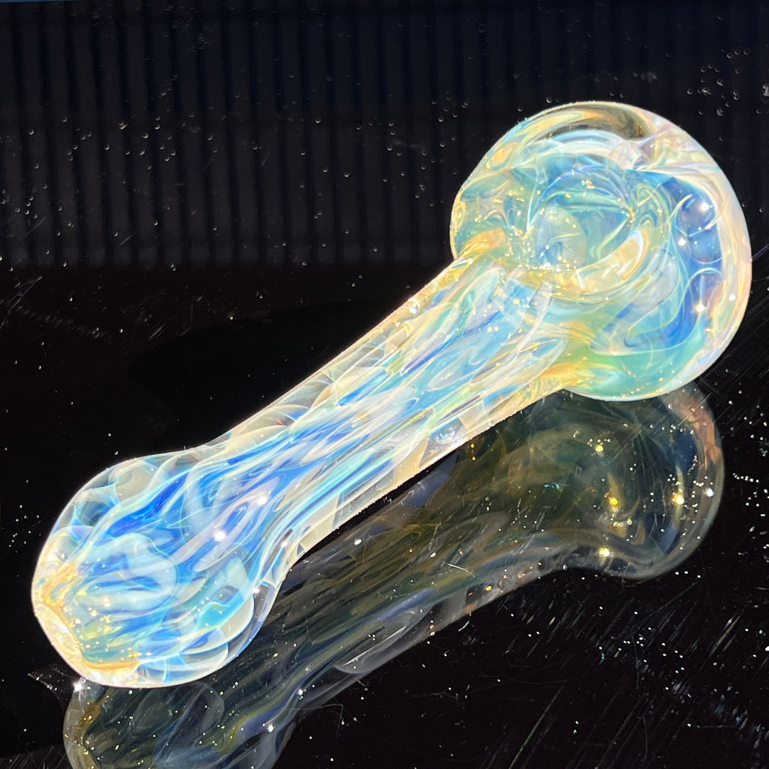 Large Ghost Flame Pipe Glass Pipe Tiny Mike   