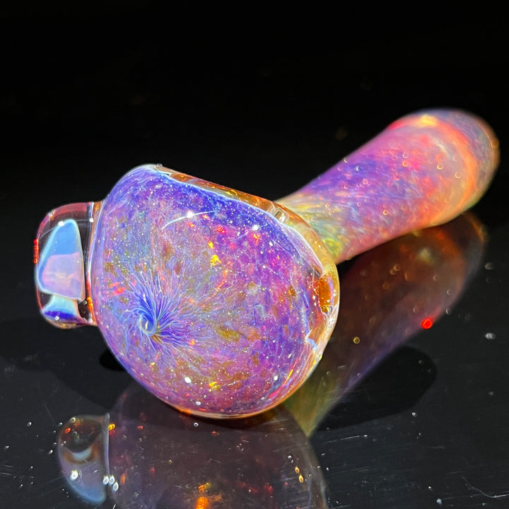 Purple Mushie Marble Pipe Glass Pipe Beezy Glass   