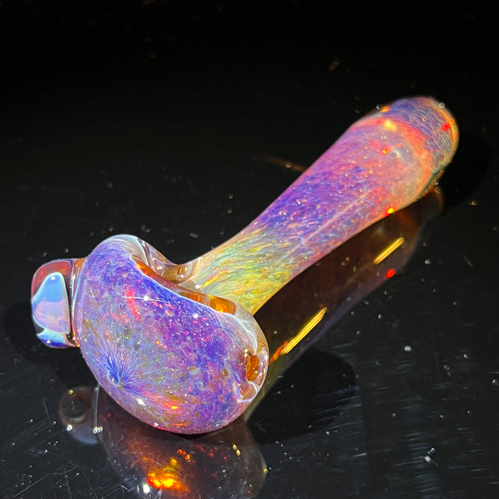 Purple Mushie Marble Pipe Glass Pipe Beezy Glass   