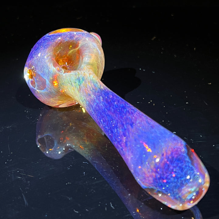 Purple Mushie Marble Pipe Glass Pipe Beezy Glass   