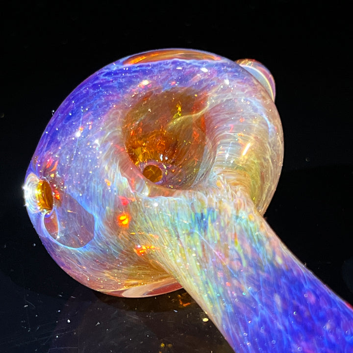 Purple Mushie Marble Pipe Glass Pipe Beezy Glass   