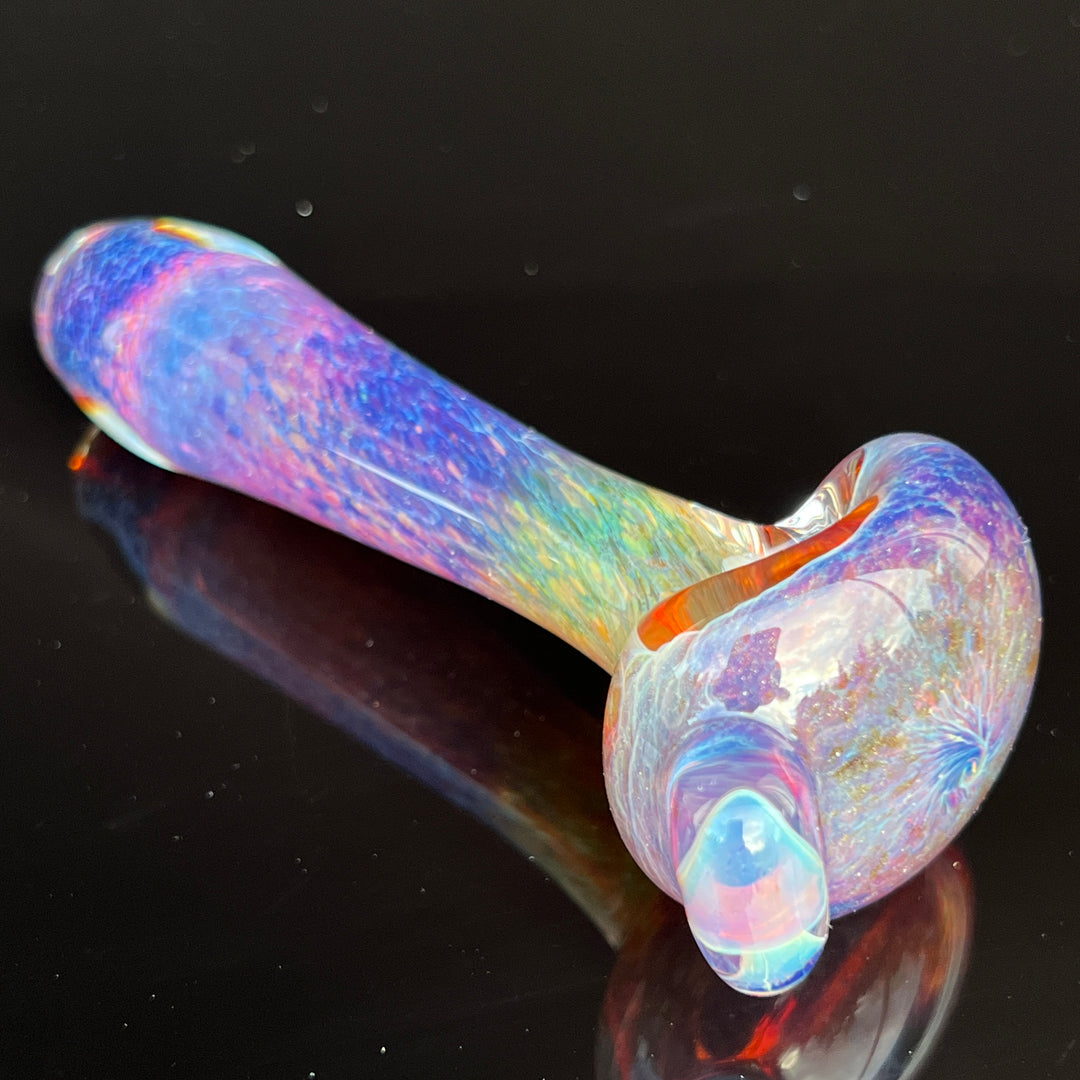 Purple Mushie Marble Pipe Glass Pipe Beezy Glass   