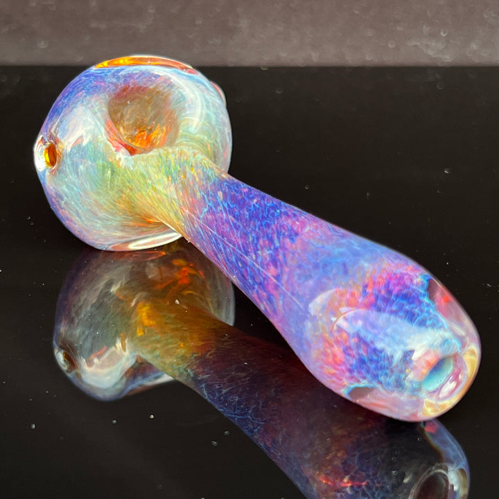 Purple Mushie Marble Pipe Glass Pipe Beezy Glass   