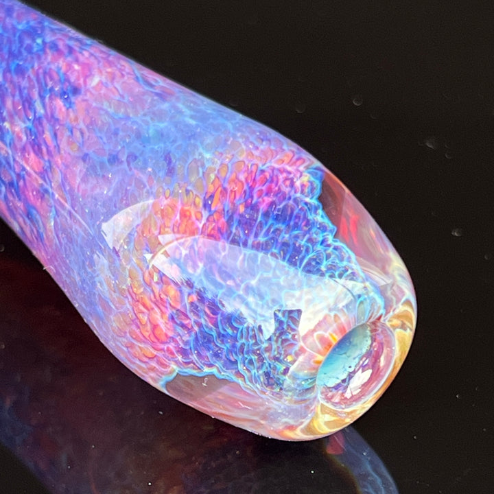 Purple Mushie Marble Pipe Glass Pipe Beezy Glass   