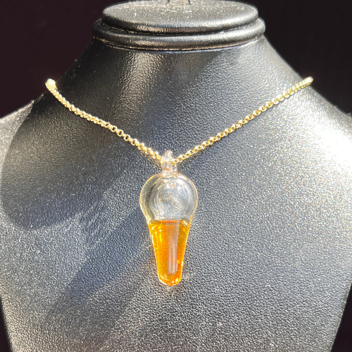 Honey Bee Pendant Jewelry Love Glass   