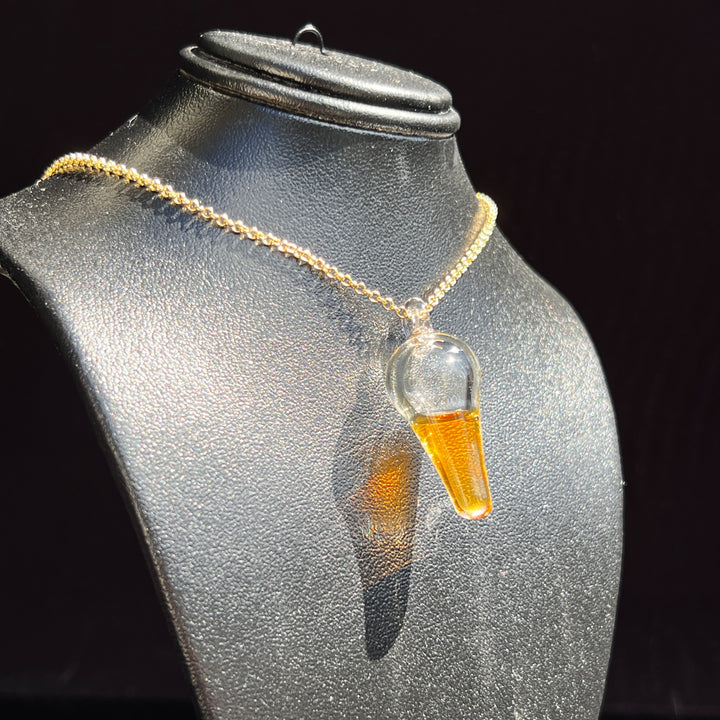 Honey Bee Pendant Jewelry Love Glass   