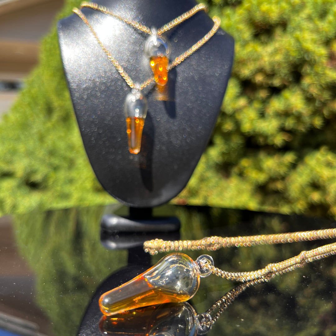 Honey Bee Pendant Jewelry Love Glass   