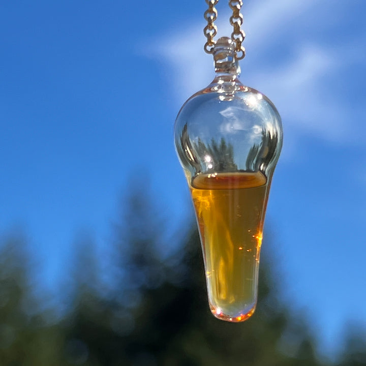 Honey Bee Pendant Jewelry Love Glass   