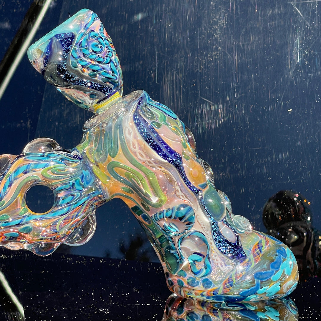 Molten Chaos Hammer Donut Bubbler Glass Pipe Molten Imagination   