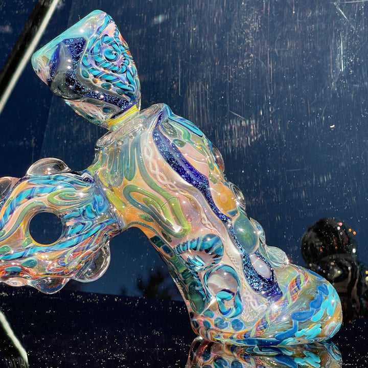 Molten Chaos Hammer Donut Bubbler Glass Pipe Molten Imagination   