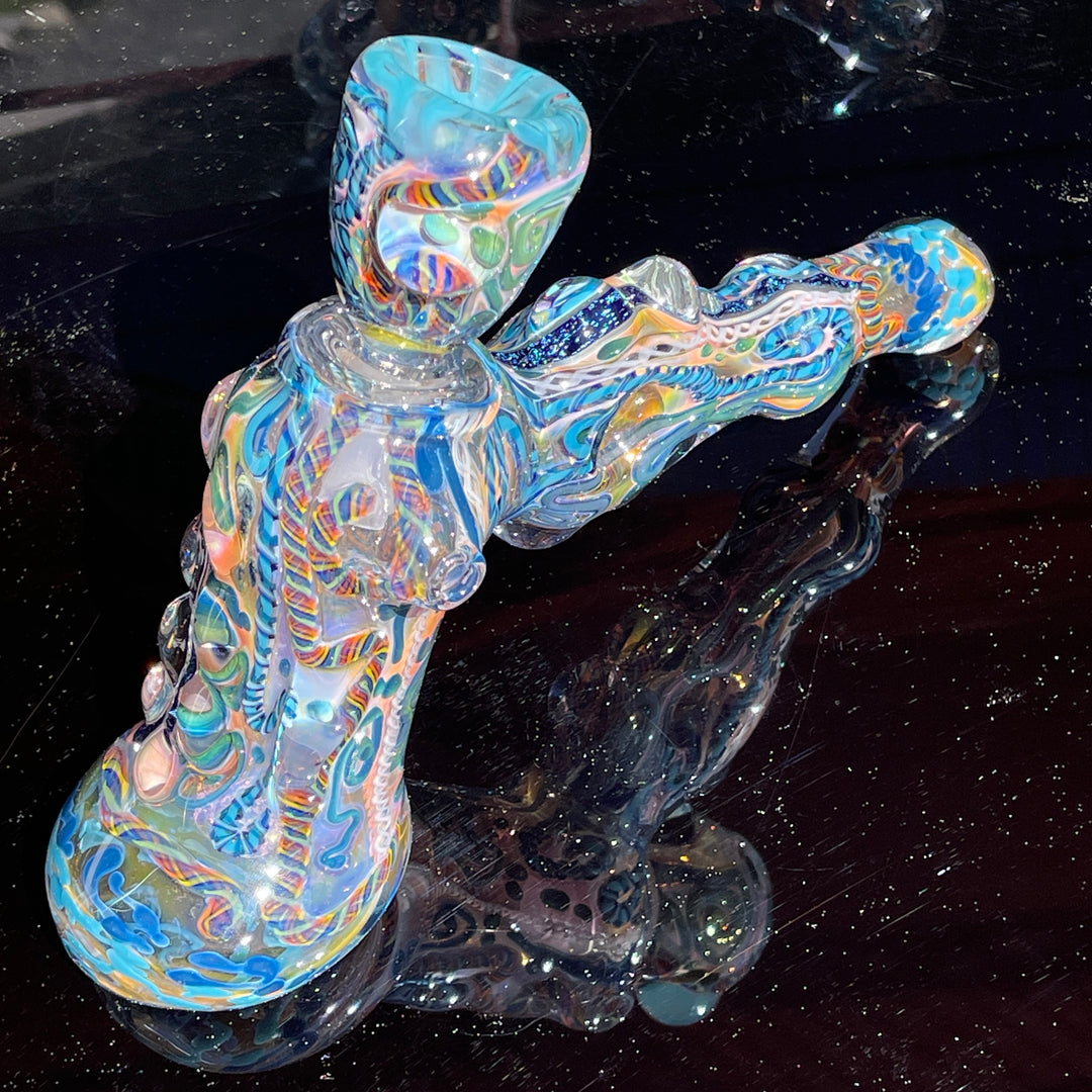 Molten Chaos Hammer Donut Bubbler Glass Pipe Molten Imagination   