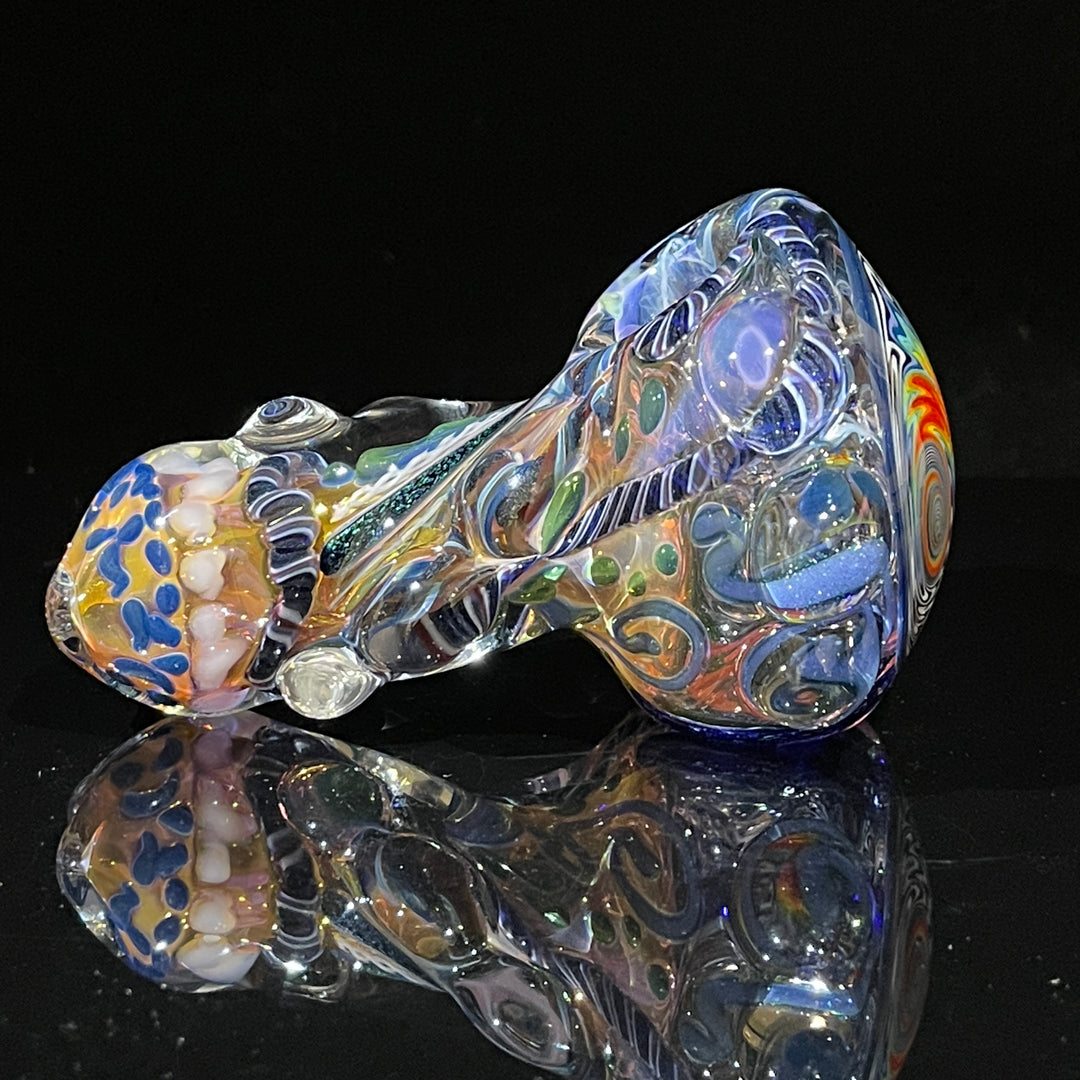 Thick and Twisted Wig Wag Pipe Glass Pipe Molten Imagination   