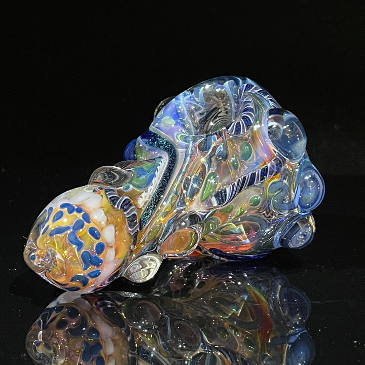 Thick and Twisted Wig Wag Pipe Glass Pipe Molten Imagination   