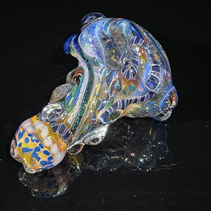 Thick and Twisted Wig Wag Pipe Glass Pipe Molten Imagination   