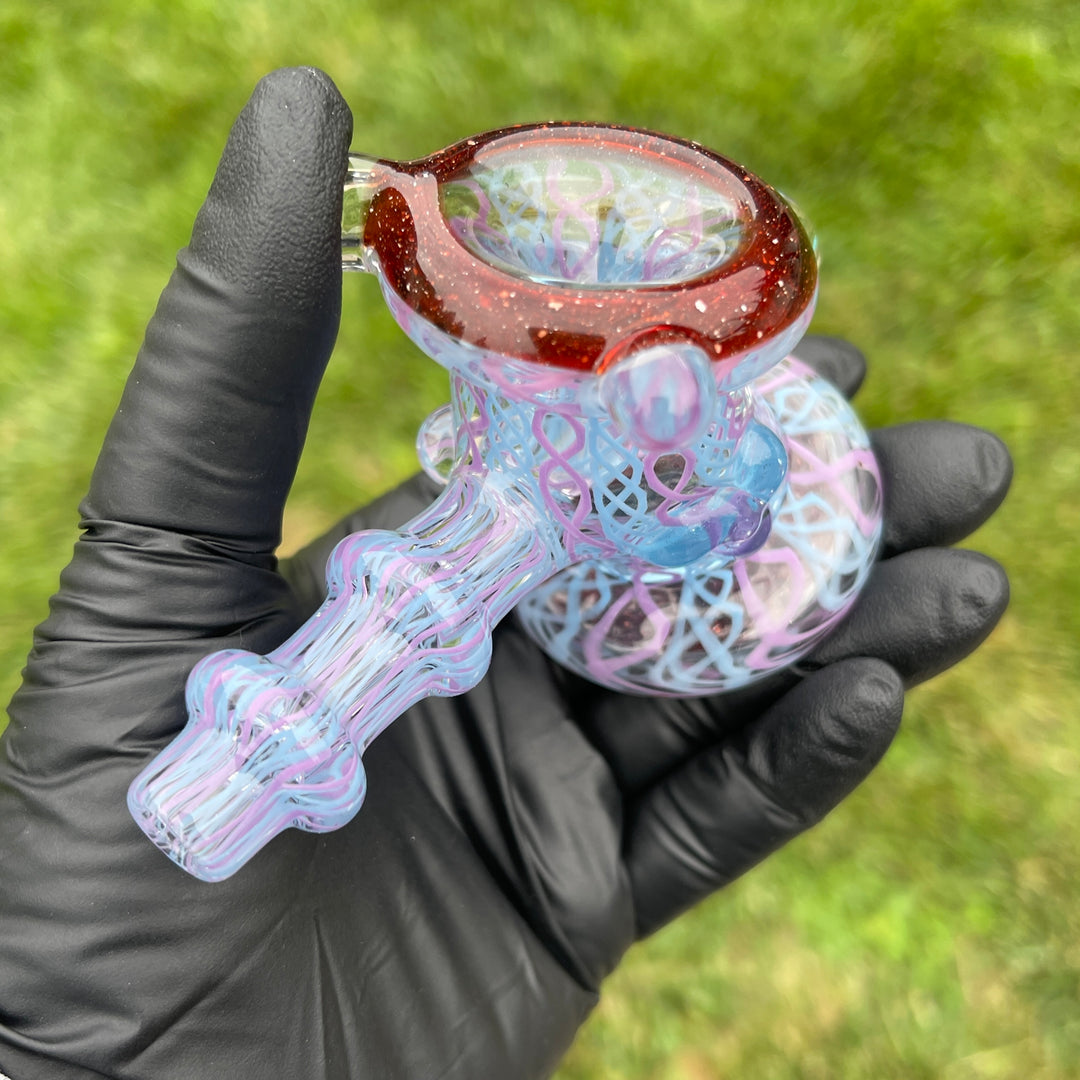 Helix Hand Cannon Glass Pipe JHP Glass   