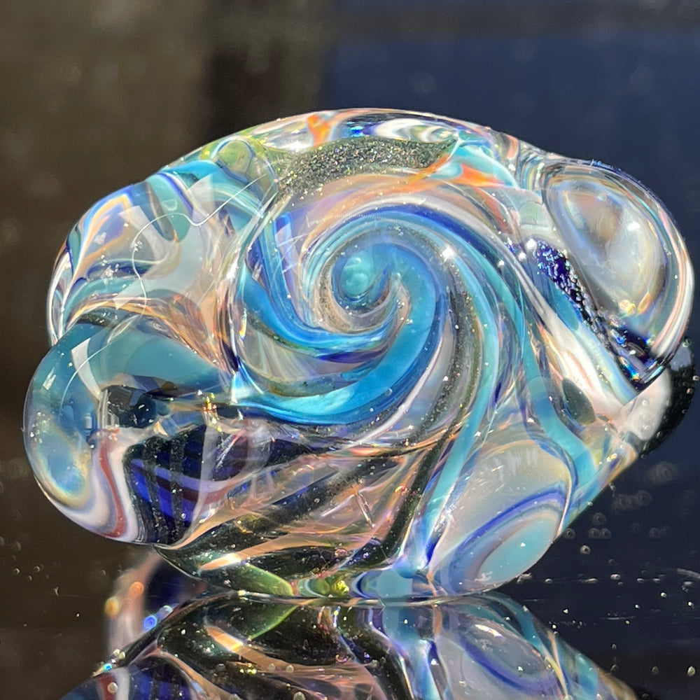 Molten Twisted Chaos Spoon Glass Pipe Molten Imagination   