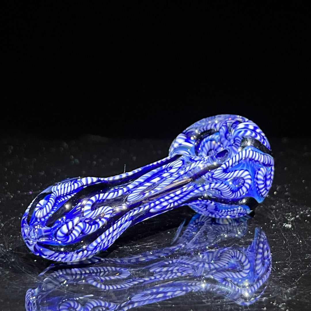 Color Inside Out Spoon Glass Pipe Tiny Mike   