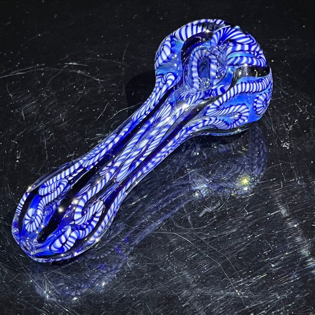 Color Inside Out Spoon Glass Pipe Tiny Mike   