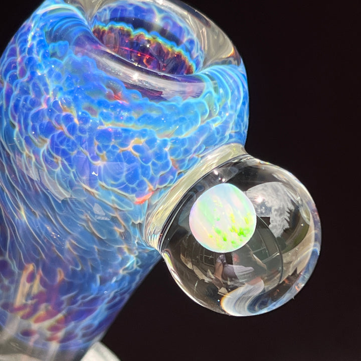 18mm Purple Nebula Pullslide with White Planet Opal Accessory Tako Glass   