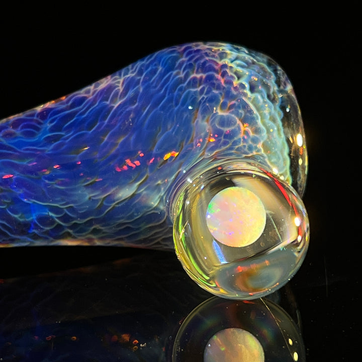 18mm Purple Nebula Pullslide with White Planet Opal Accessory Tako Glass   