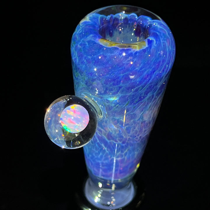 18mm Purple Nebula Pullslide with White Planet Opal Accessory Tako Glass   