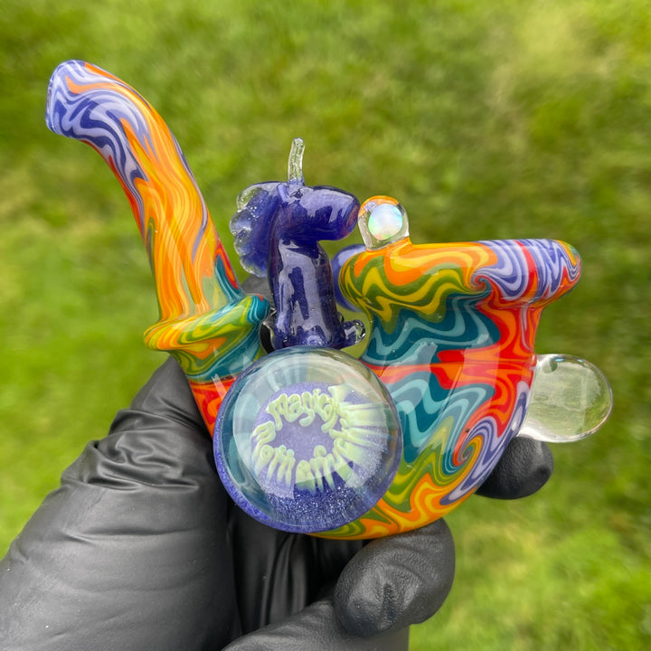 Magical Motherfucking Unicorn Sherlock Glass Pipe JHP Glass   