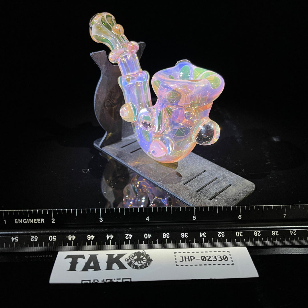 Moon Fume Black Opal Sherlock Glass Pipe JHP Glass   