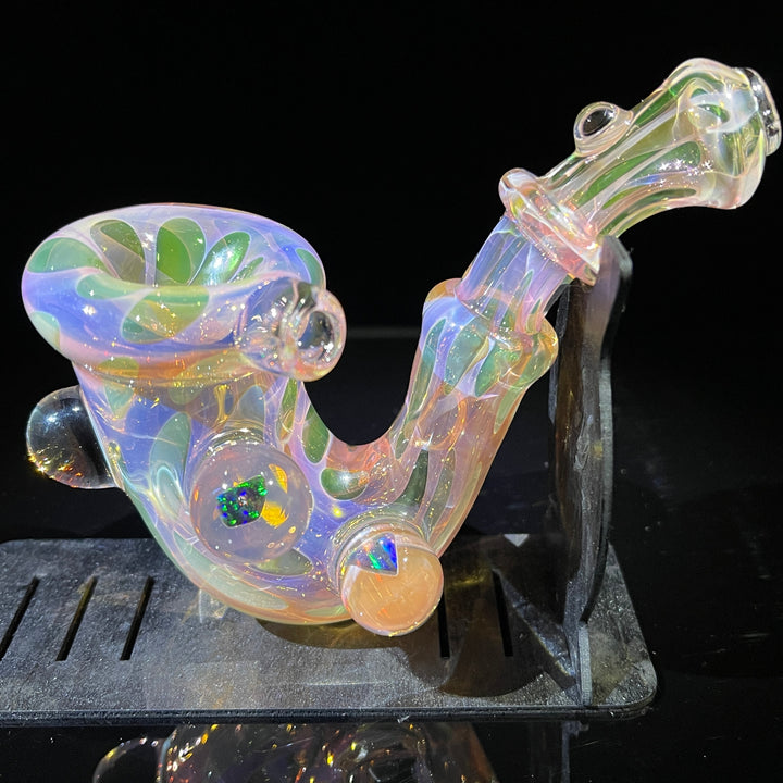 Moon Fume Black Opal Sherlock Glass Pipe JHP Glass   