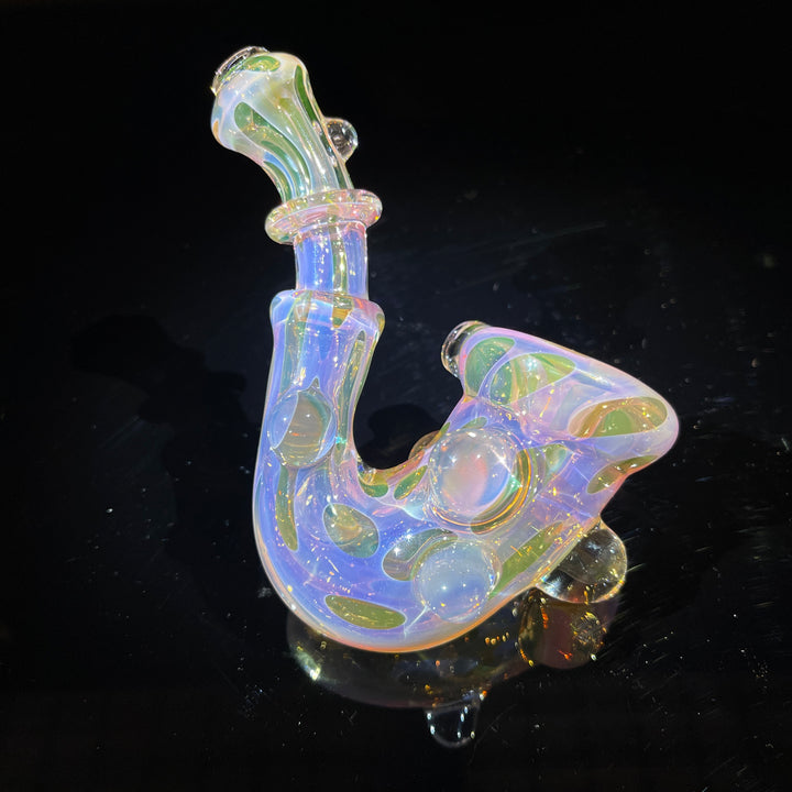 Moon Fume Black Opal Sherlock Glass Pipe JHP Glass   