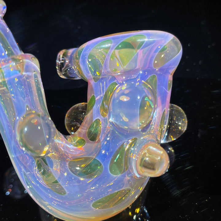 Moon Fume Black Opal Sherlock Glass Pipe JHP Glass   