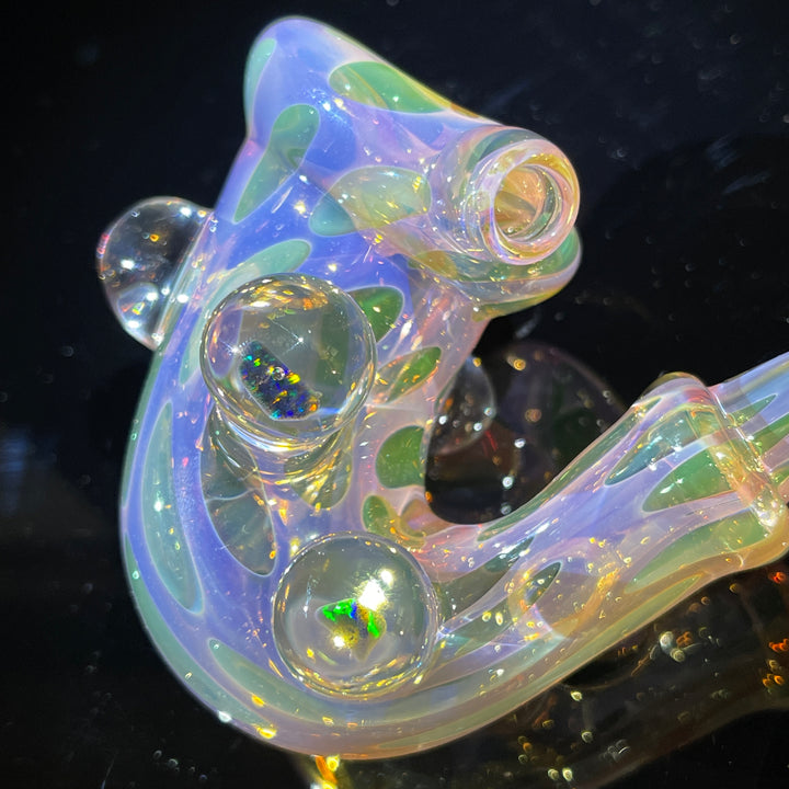 Moon Fume Black Opal Sherlock Glass Pipe JHP Glass   