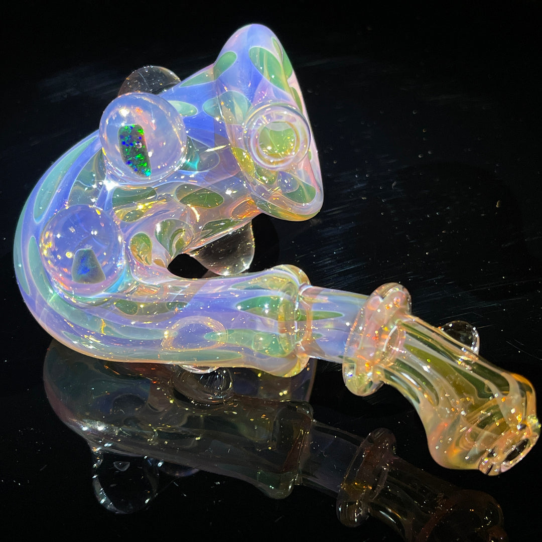Moon Fume Black Opal Sherlock Glass Pipe JHP Glass   