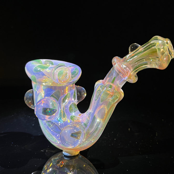 Moon Fume Black Opal Sherlock Glass Pipe JHP Glass   