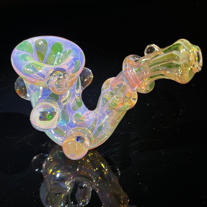 Moon Fume Black Opal Sherlock Glass Pipe JHP Glass   
