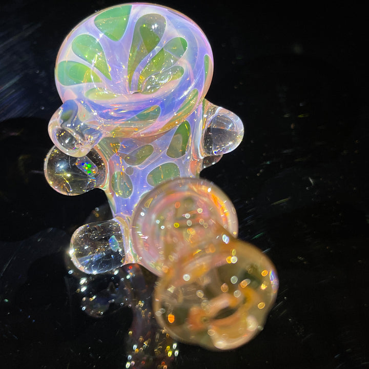 Moon Fume Black Opal Sherlock Glass Pipe JHP Glass   