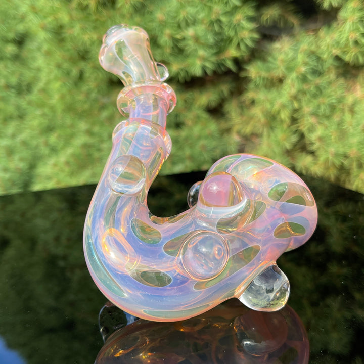 Moon Fume Black Opal Sherlock Glass Pipe JHP Glass   