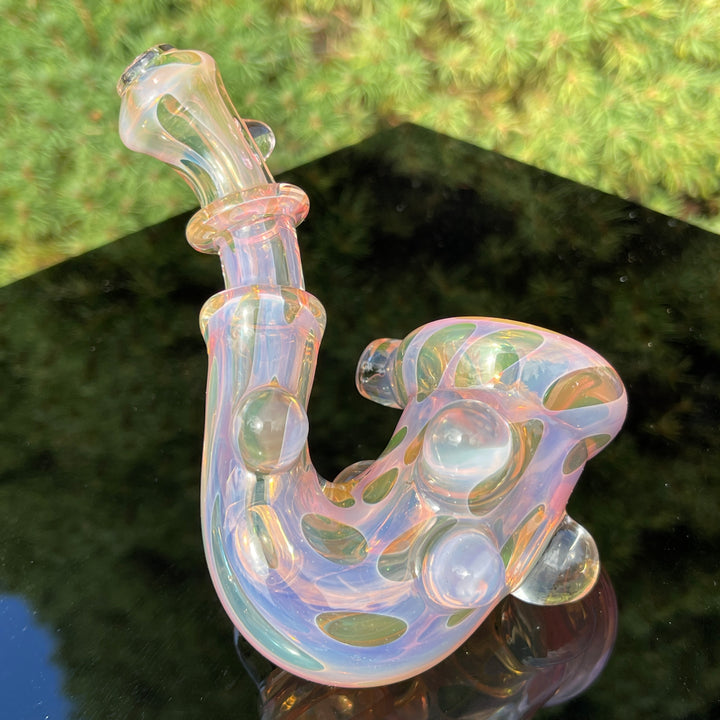 Moon Fume Black Opal Sherlock Glass Pipe JHP Glass   