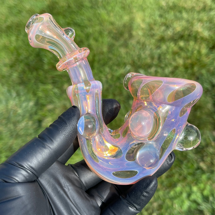 Moon Fume Black Opal Sherlock Glass Pipe JHP Glass   