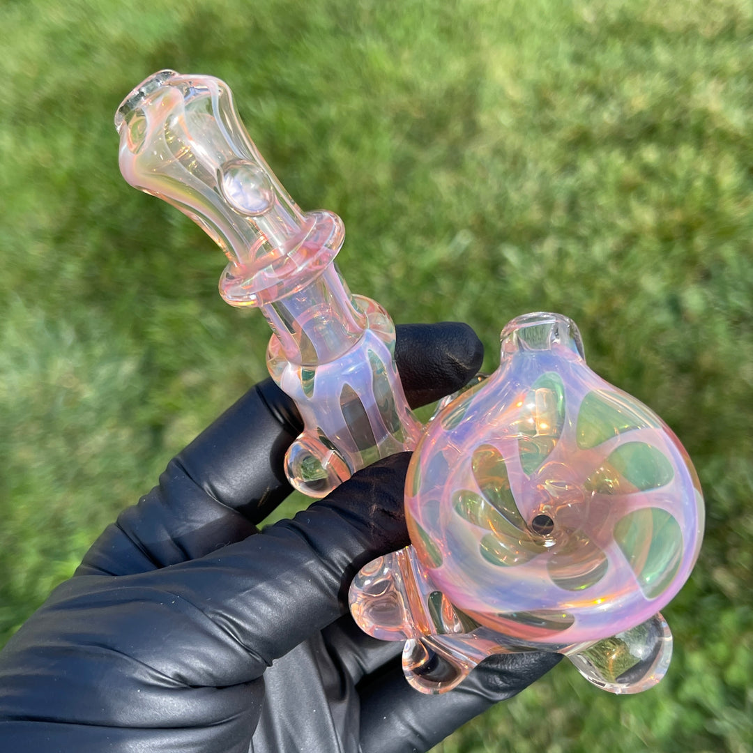 Moon Fume Black Opal Sherlock Glass Pipe JHP Glass   