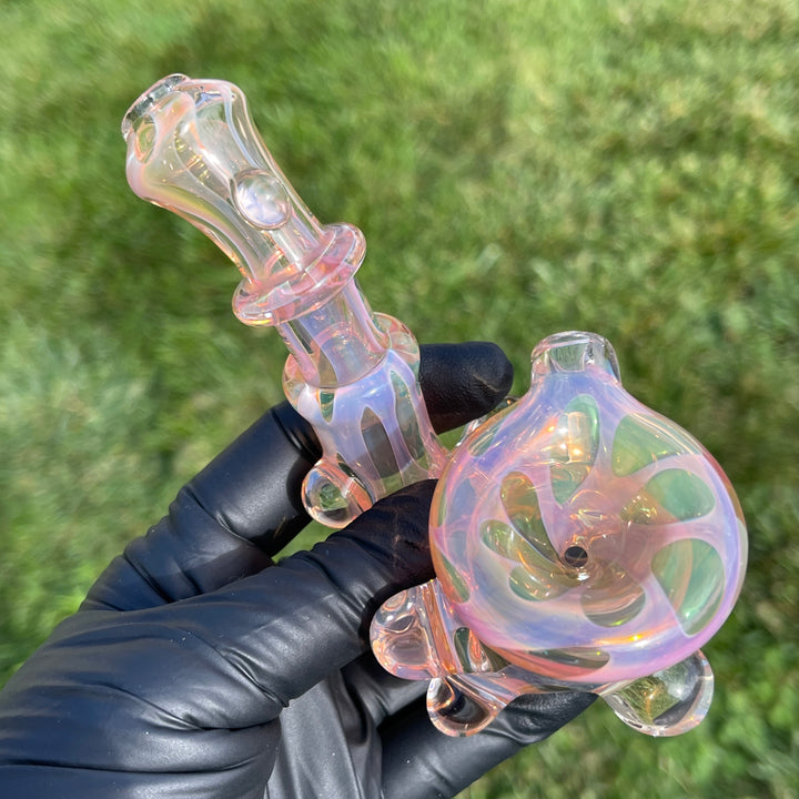 Moon Fume Black Opal Sherlock Glass Pipe JHP Glass   