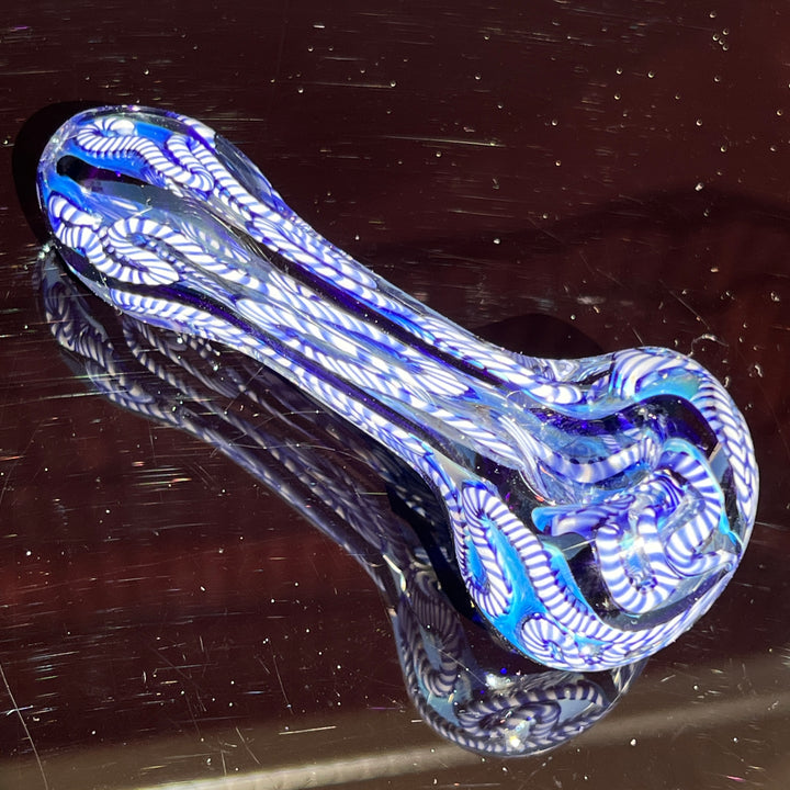 Color Inside Out Spoon Glass Pipe Tiny Mike   