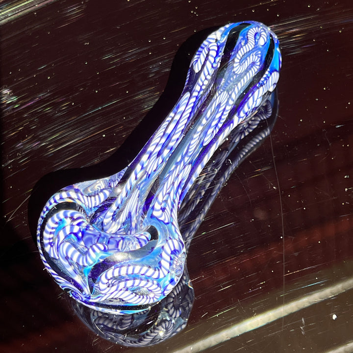 Color Inside Out Spoon Glass Pipe Tiny Mike   