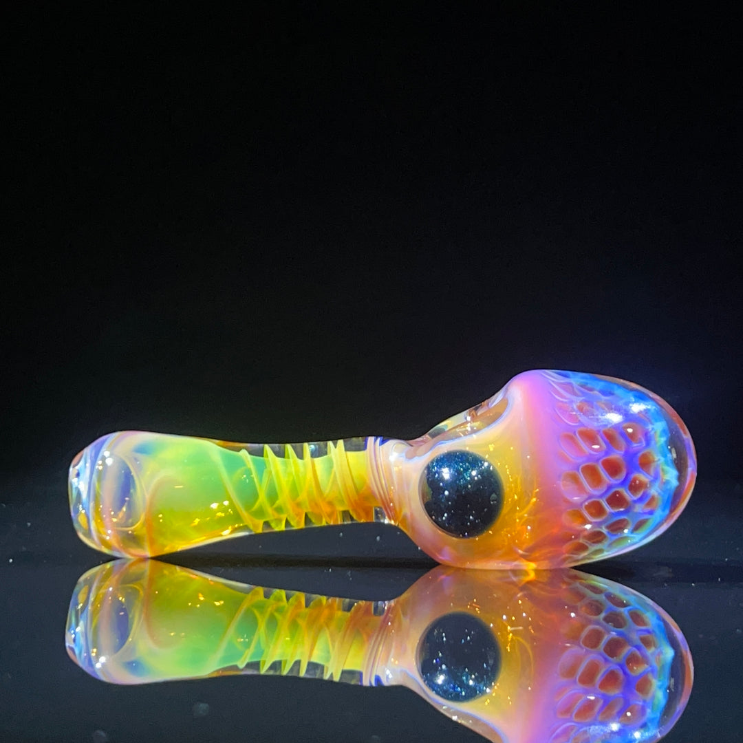 Alien Brain Honeycomb Pipe Glass Pipe Plug a Nug