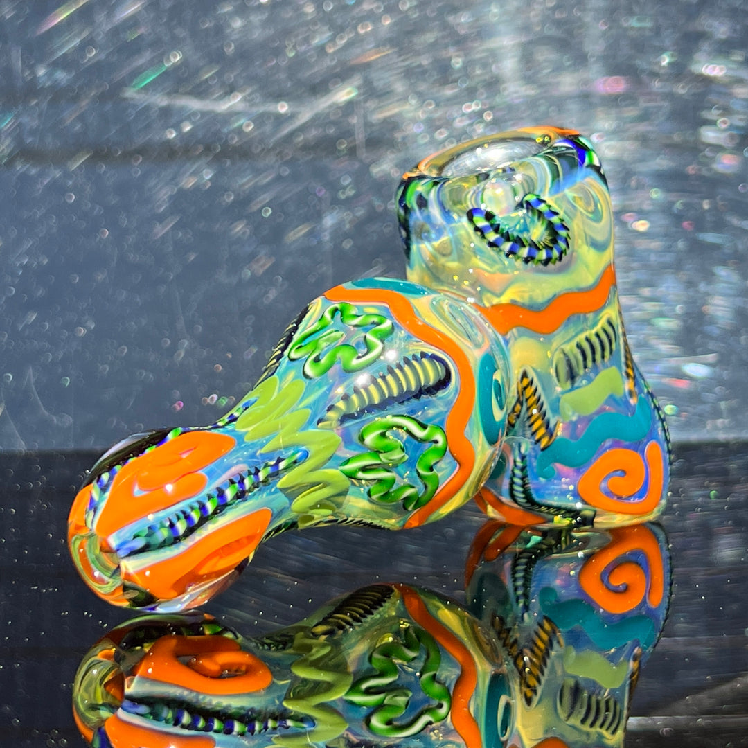 Inside Out Hammer Glass Pipe Tiny Mike   