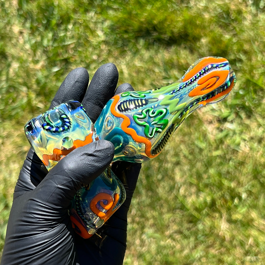 Inside Out Hammer Glass Pipe Tiny Mike   