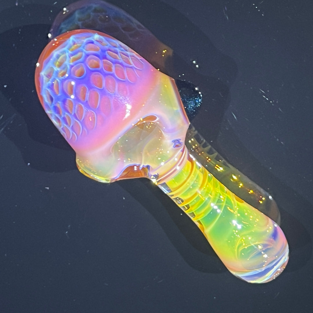 Alien Brain Honeycomb Pipe Glass Pipe Plug a Nug