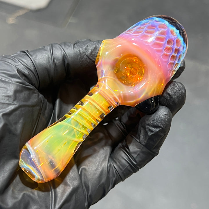 Alien Brain Honeycomb Pipe Glass Pipe Plug a Nug