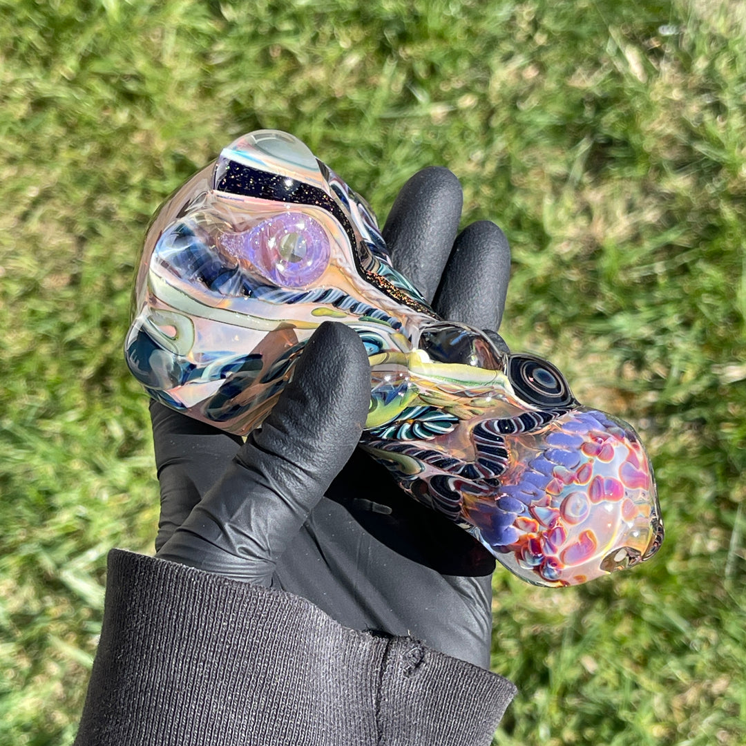 Molten Thick and Twisted Pipe Glass Pipe Molten Imagination   