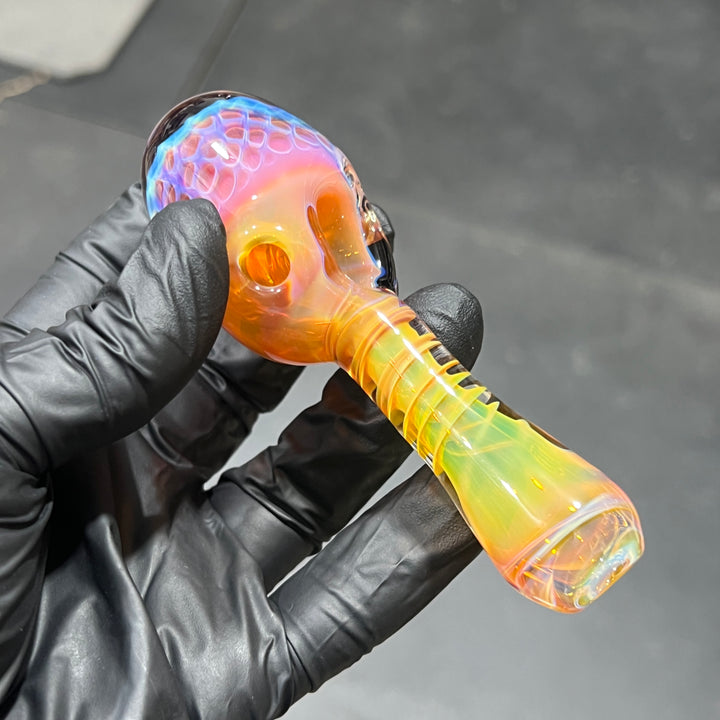 Alien Brain Honeycomb Pipe Glass Pipe Plug a Nug